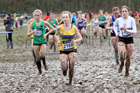 Womens under-17s 2018 British Inter Counties Cross Country Champs., Prestwold Hall, Loughborough. Photo: David T. Hewitson/Sports for All Pics